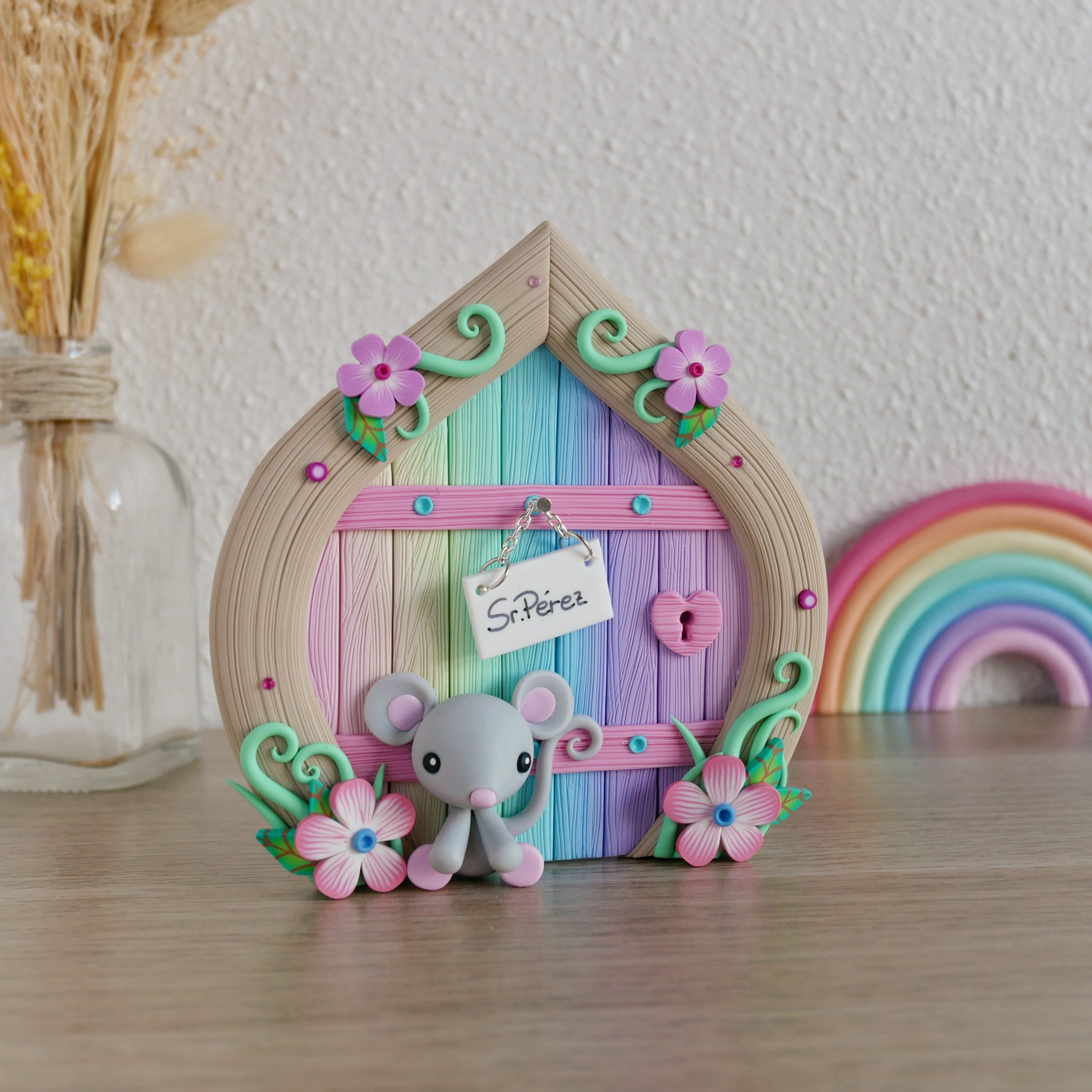 Puerta mágica Pétal arcoiris