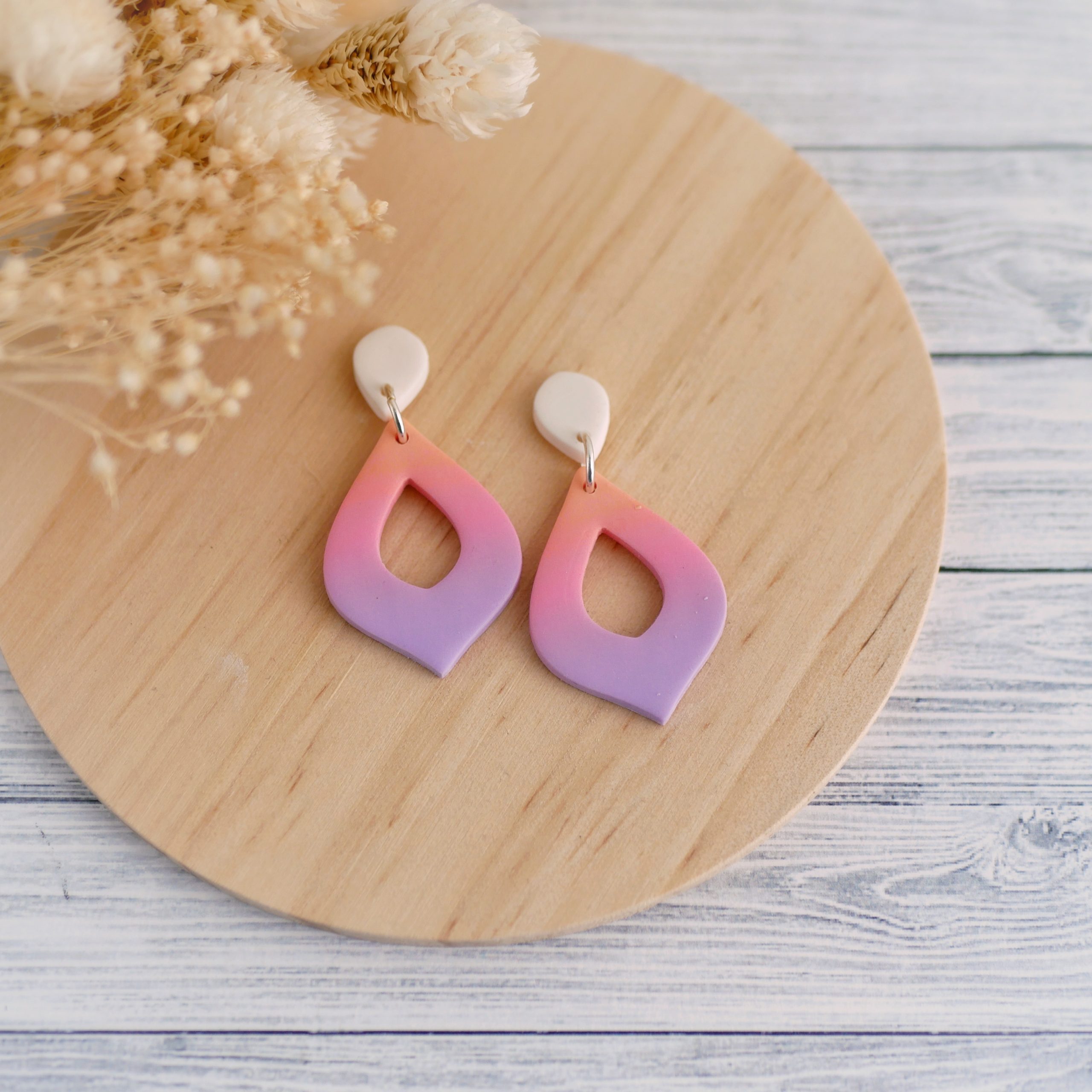 Pendientes "Lux atardecere"