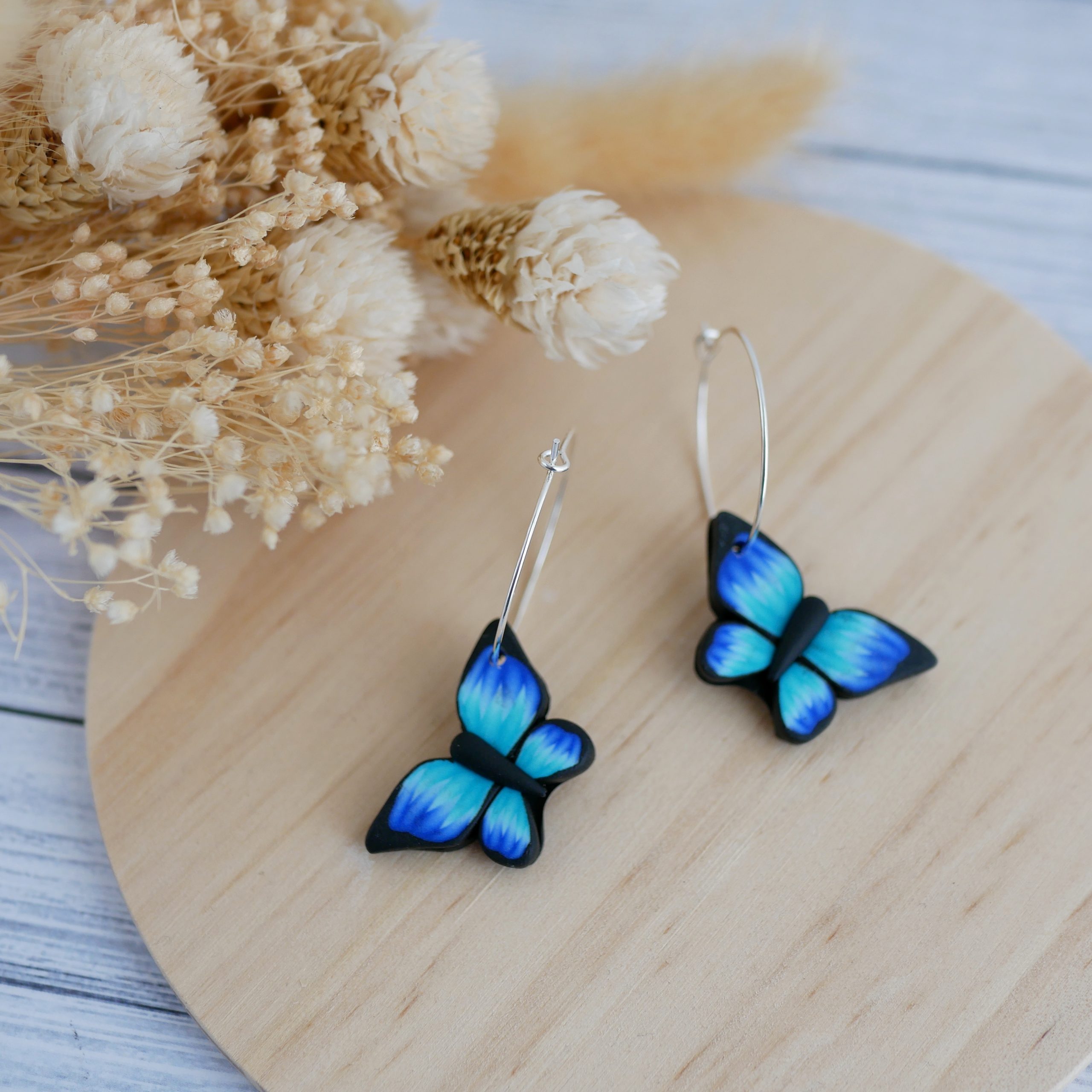 Pendientes mariposa