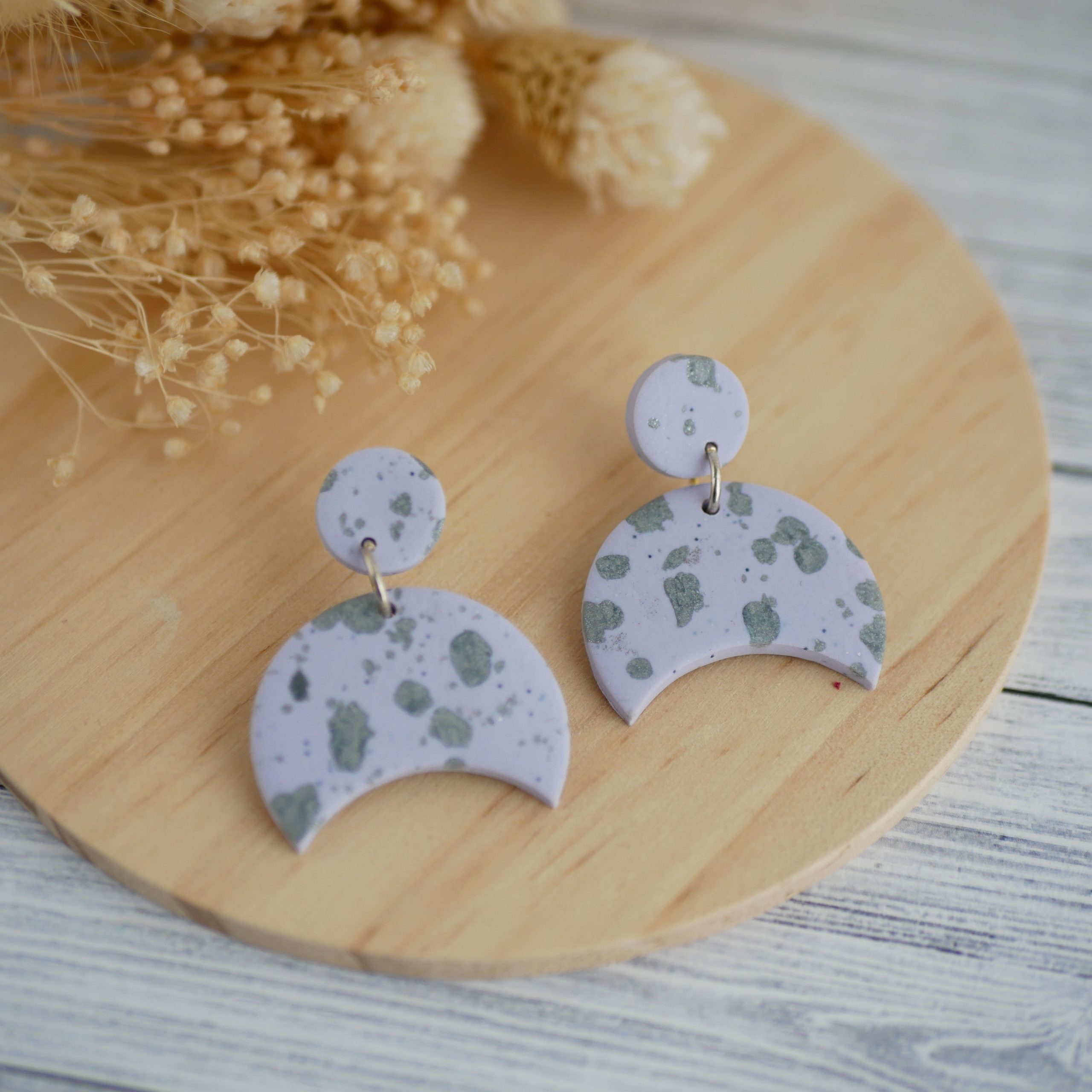 Pendientes Lilac-Silver