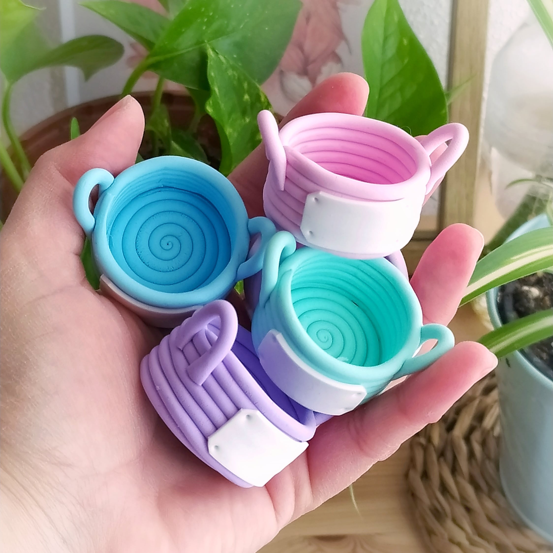 cestas de colores para dientes del ratoncito perez