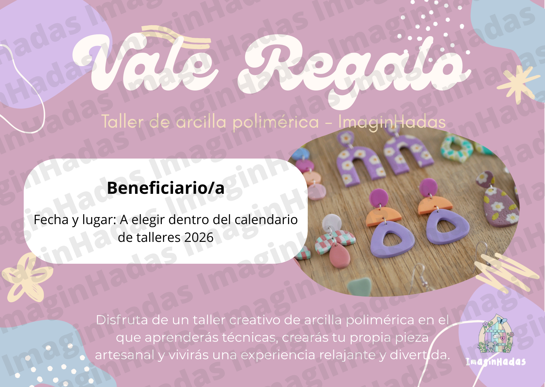 Vale regalo para Taller de arcilla polimérica