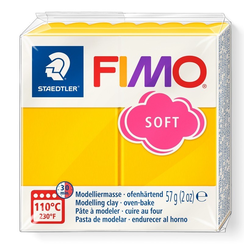 Fimo Soft 57 g - Amarillo girasol 16