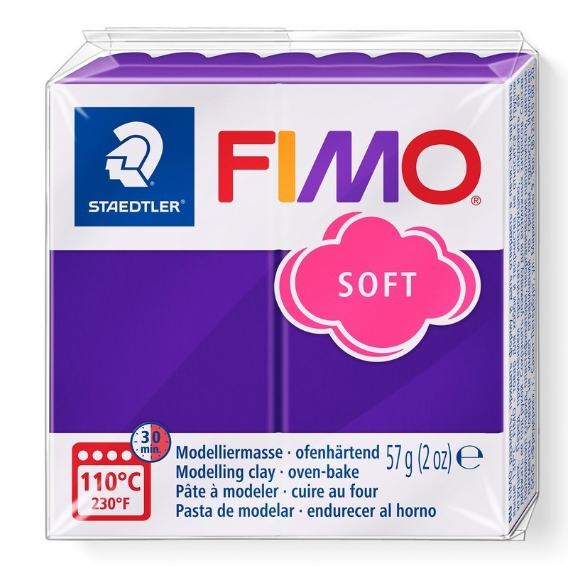 Fimo Soft 57 g - Ciruela 63