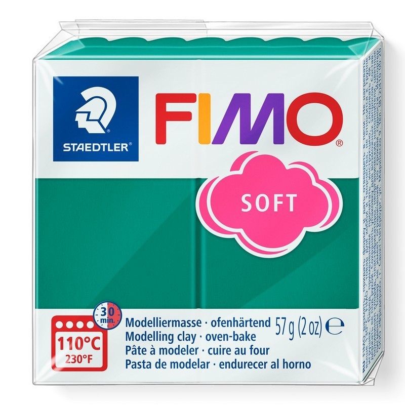 Fimo Soft 57 g - Verde esmeralda 56