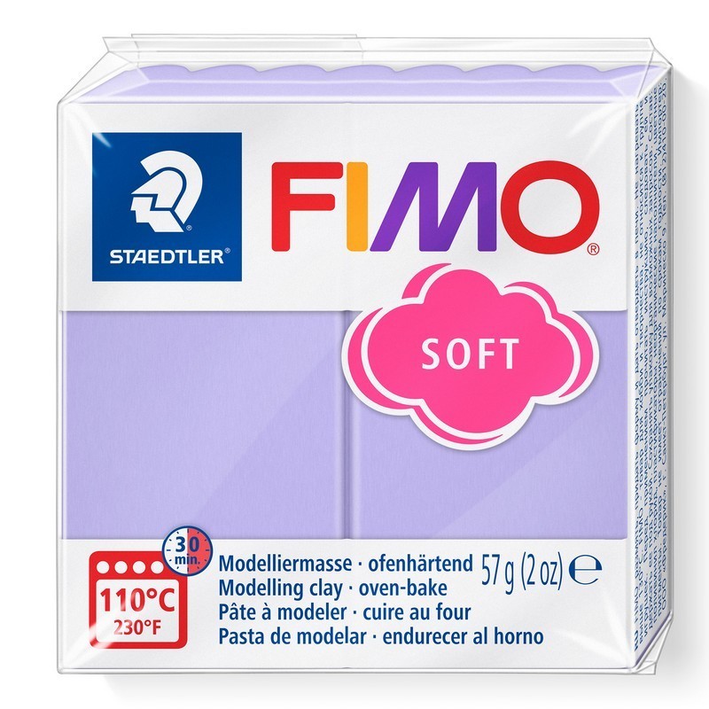 Fimo Soft 57 g - Lila pastel 605