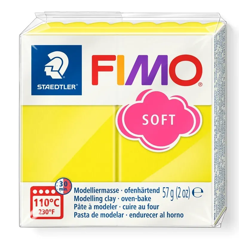 Fimo Soft 57 g - Amarillo limón 10