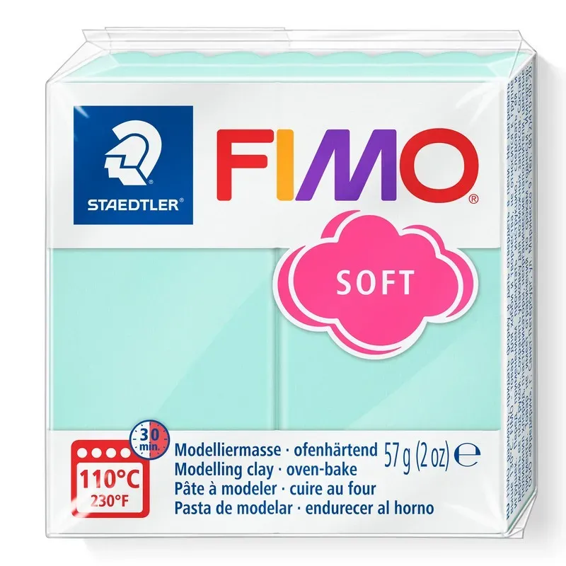 Fimo Soft 57 g - Menta pastel 505