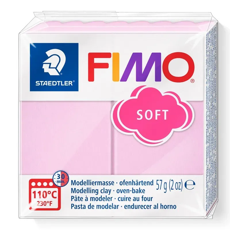 Fimo Soft 57 g - Rosa pastel 205