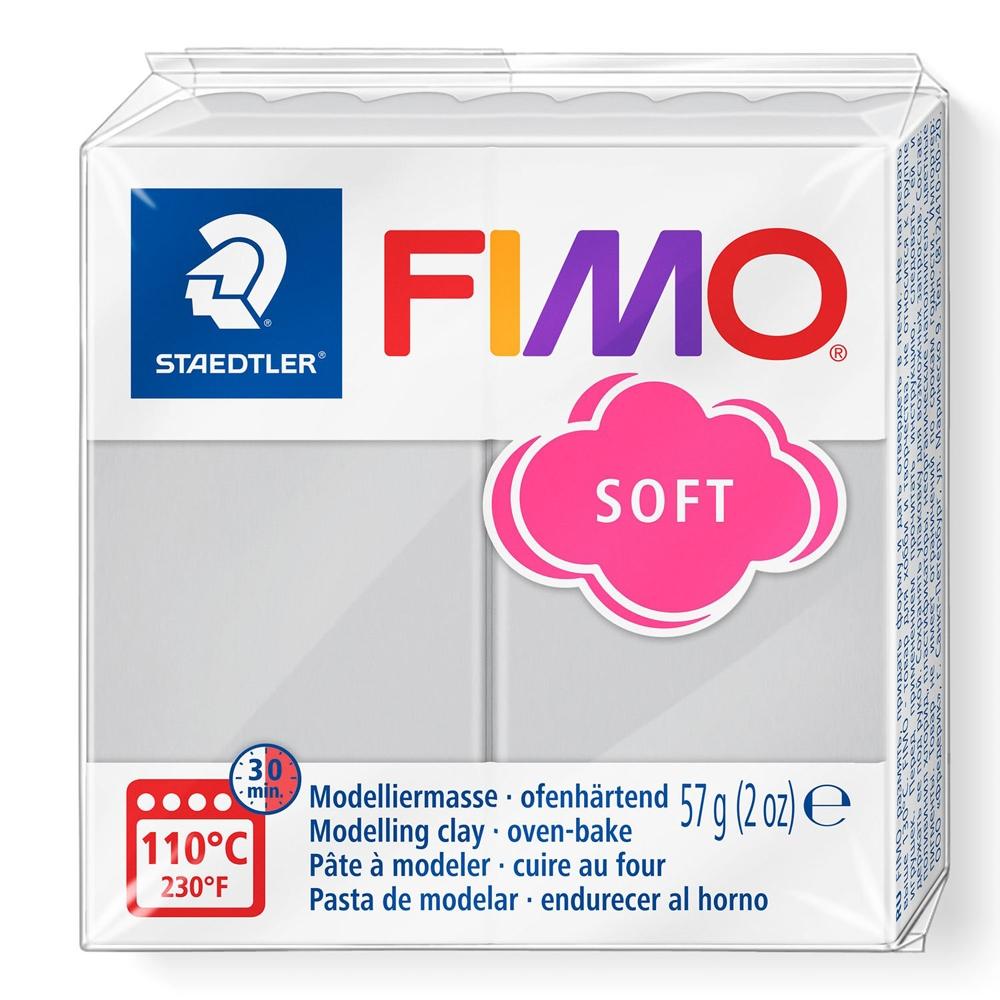 Fimo Soft 57 g - Gris delfín 80