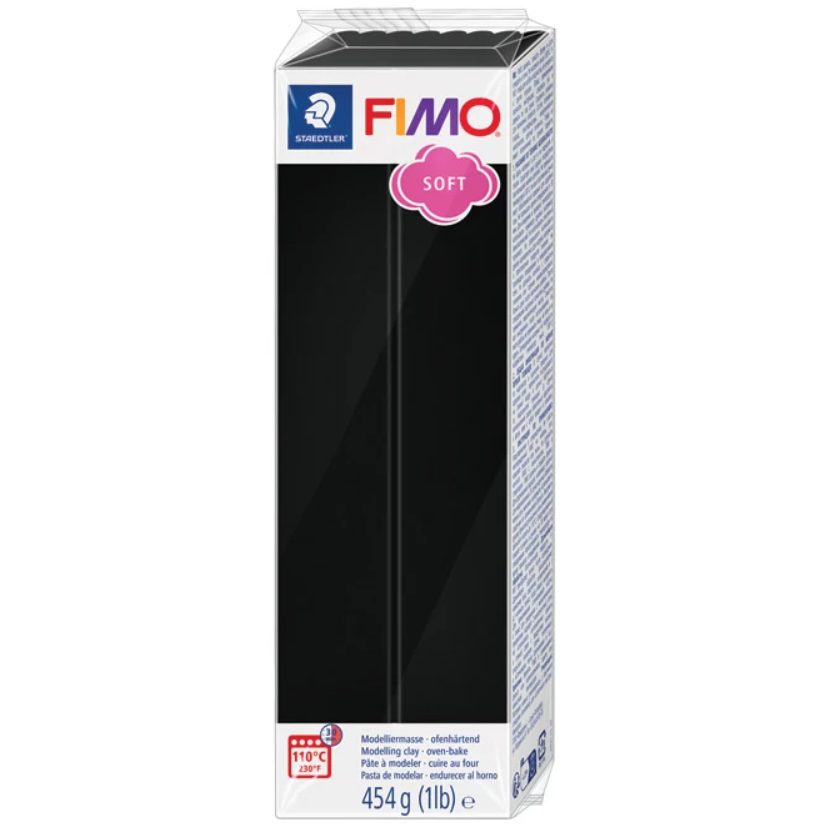 Fimo Soft 454 g - Negro 9