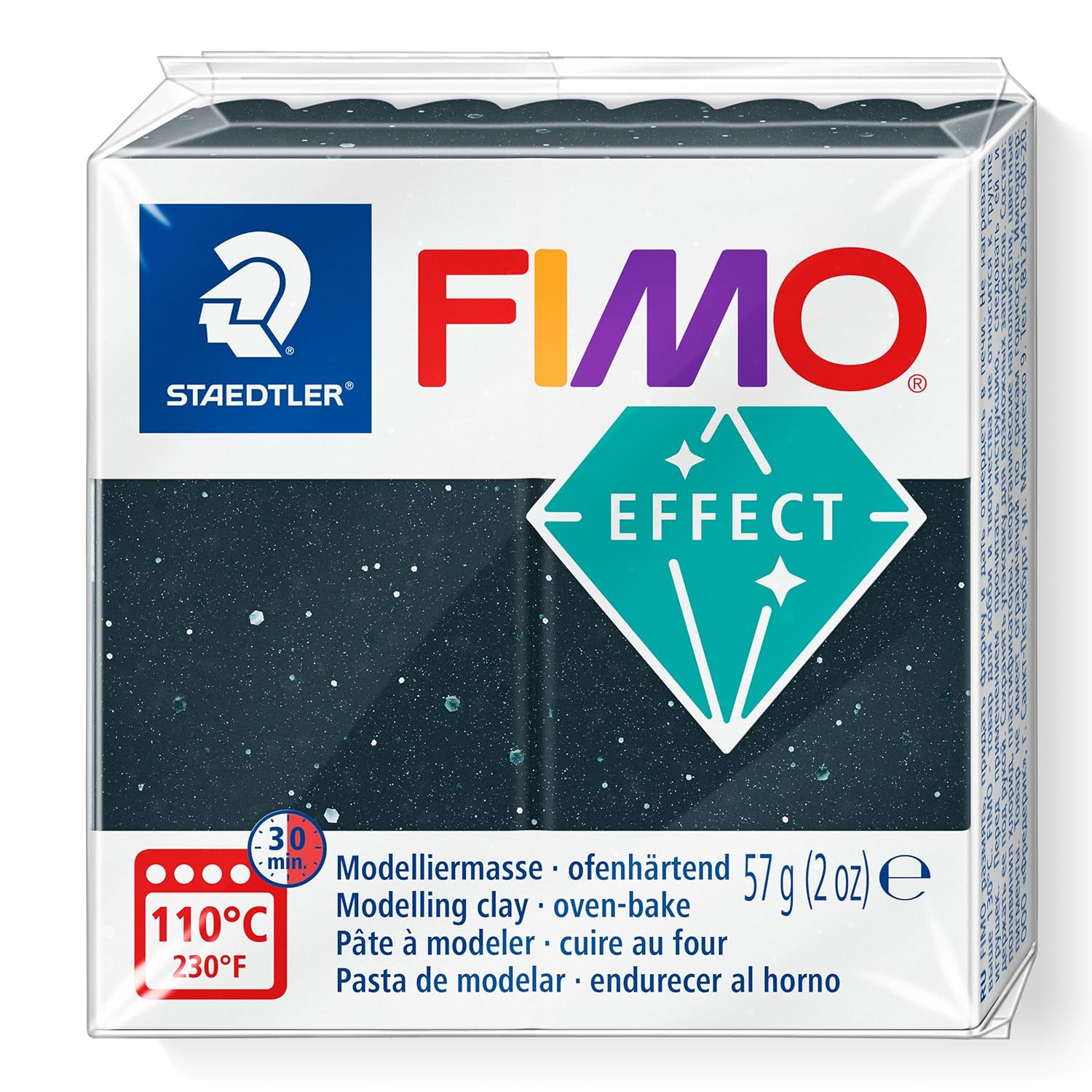Fimo effect 57g - Negro granito 903