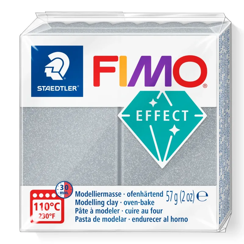 Fimo effect 57g - Plata metalico 81