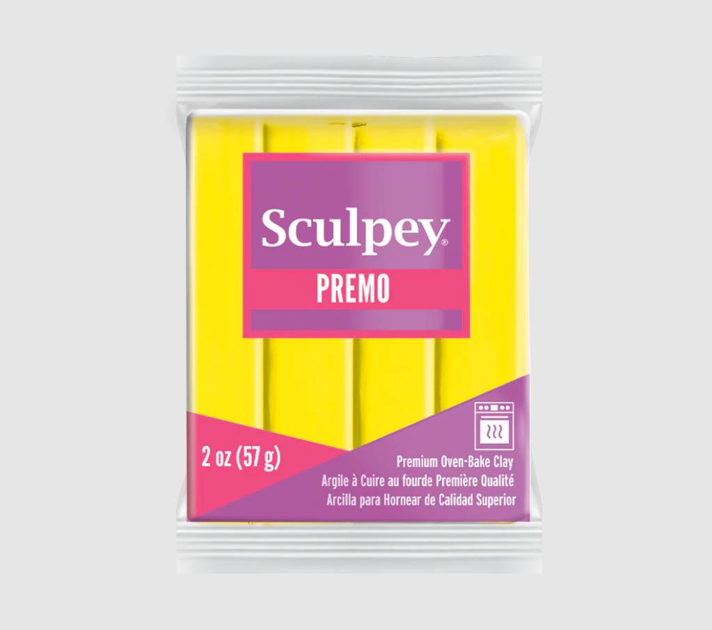 sculpey premo amarillo zinc 57g
