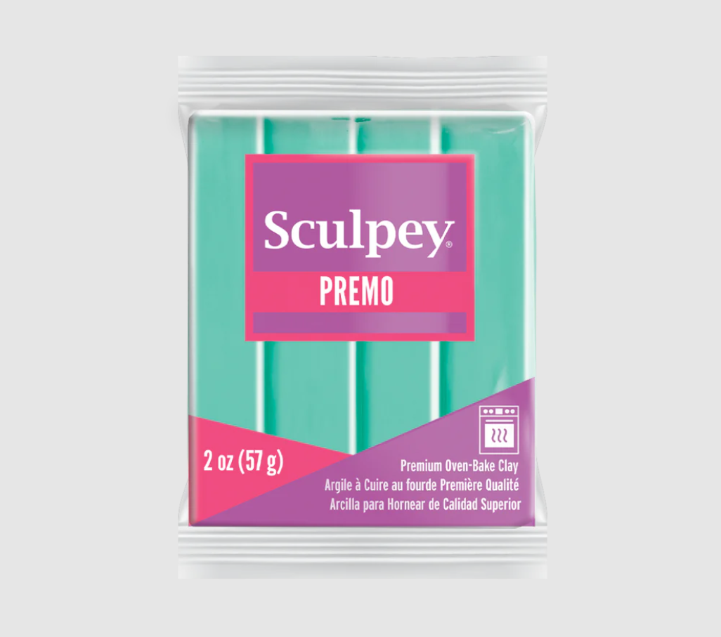sculpey premo mint green 57g