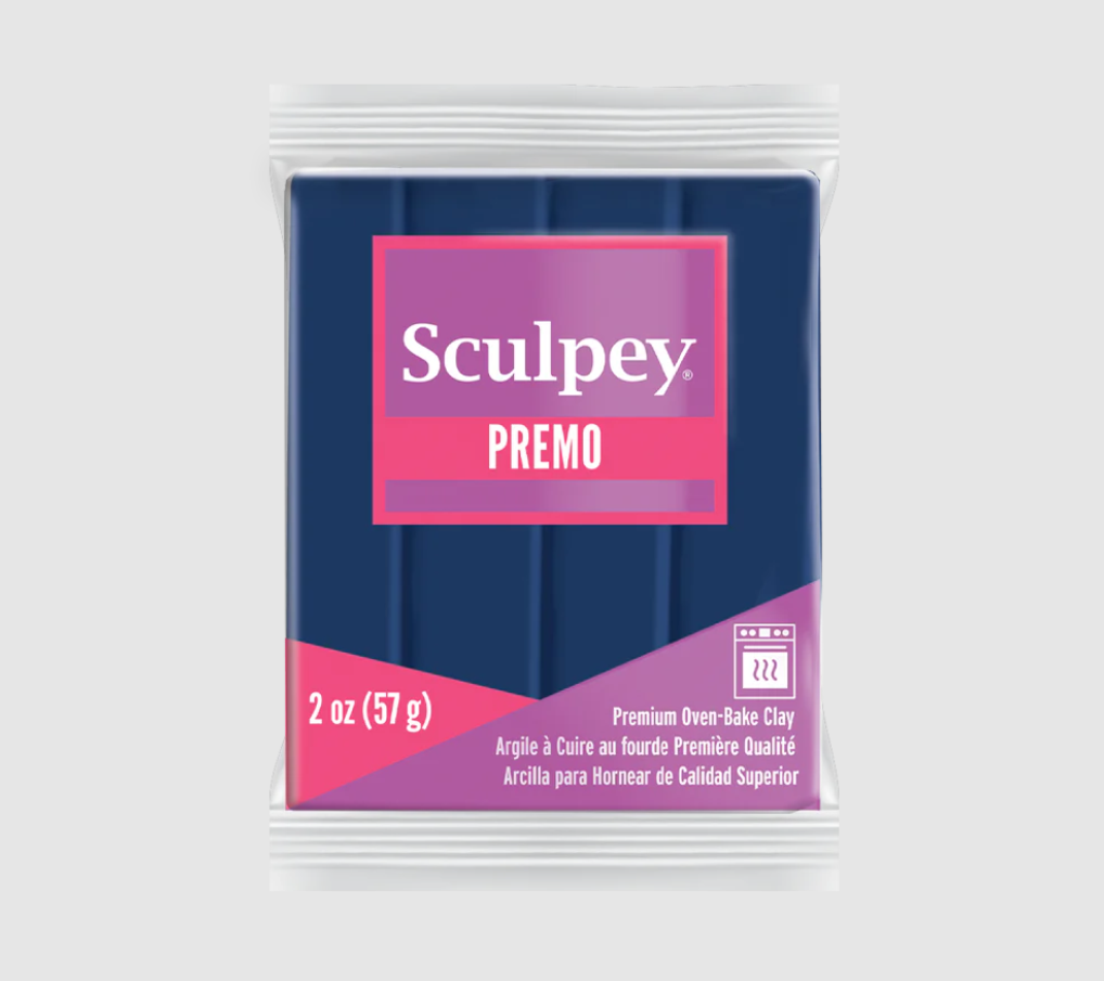 sculpey premo navy 57g