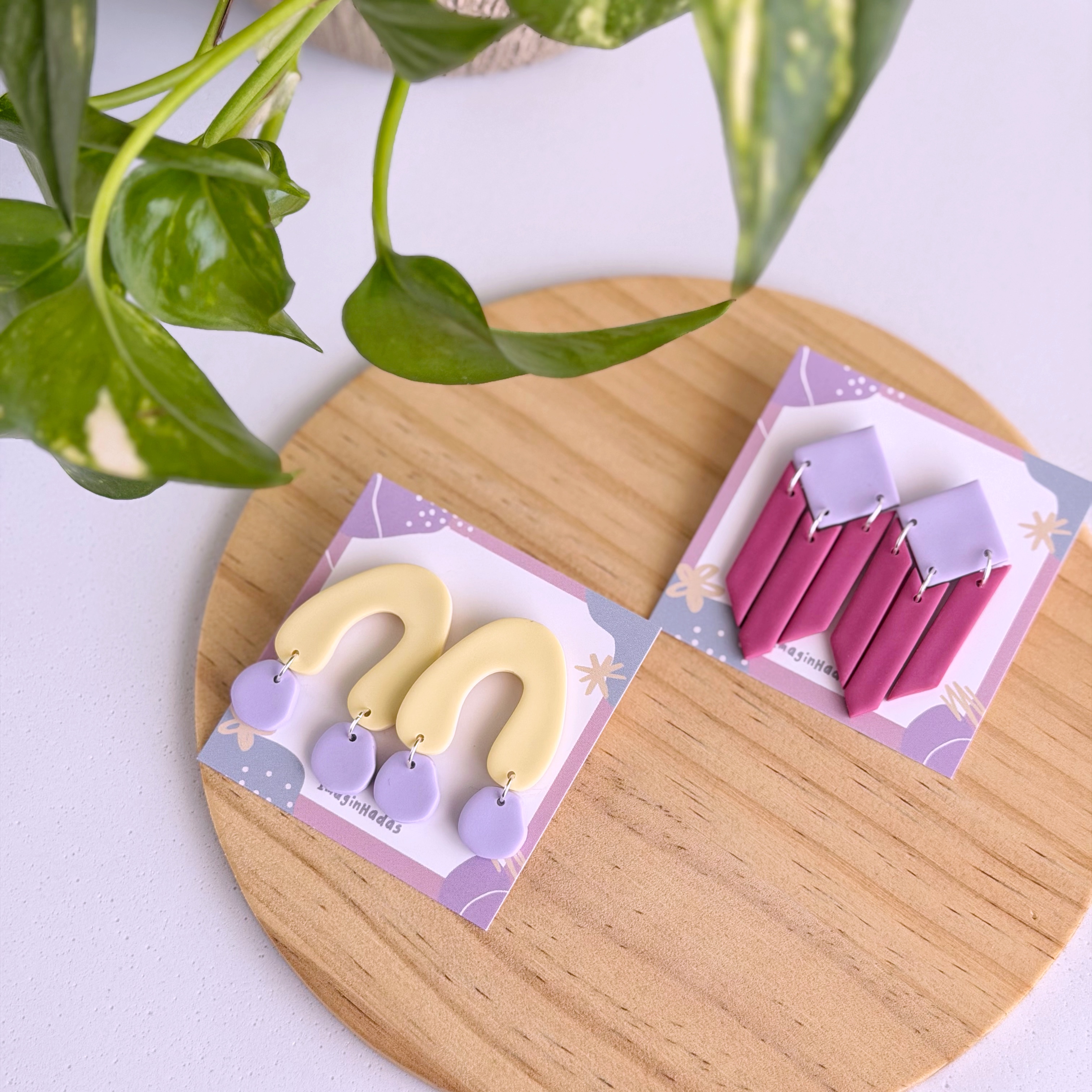 Pendientes Lisos geométricos