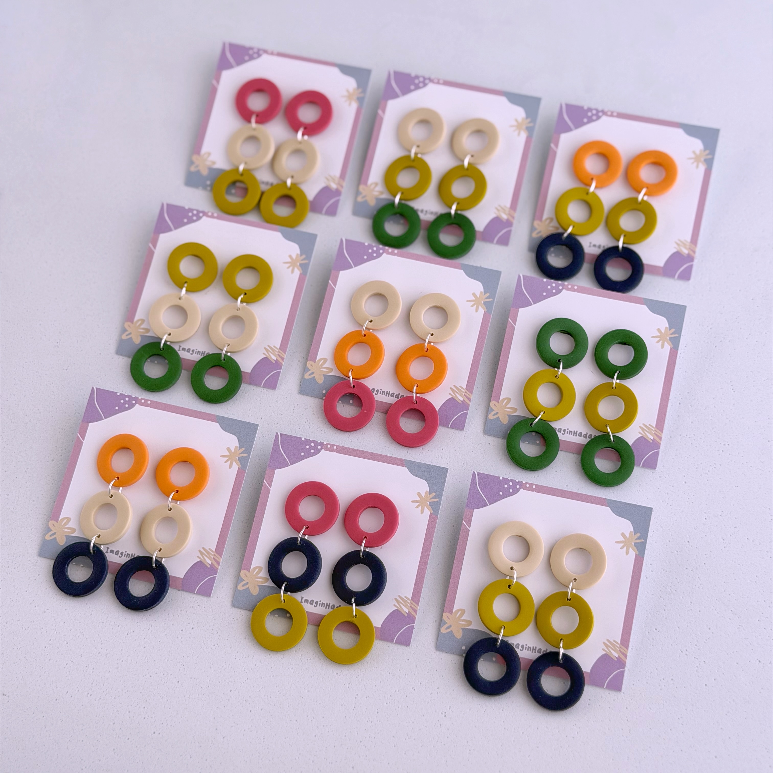 Pendientes Triaro Tierra